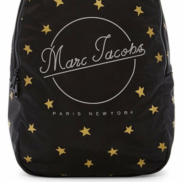 MARC JACOBS Packable Backpack Printed Star Black main image 3